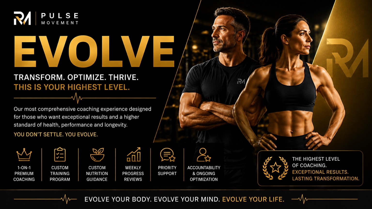 Pulse EVOLVE premium coaching program